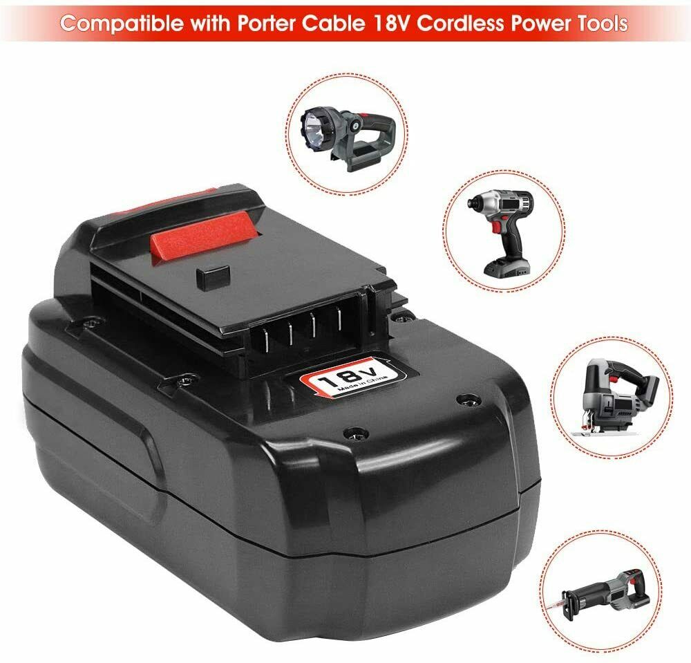 18V Battery for Porter Cable PC186CS PCC489N PC18BL PC18BLEX 18V Battery for Porter Cable PC186CS PCC489N PC18BL PC18BLEX